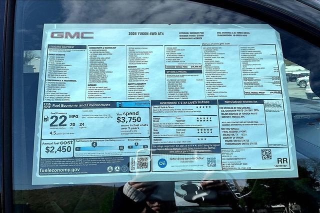 2026 GMC Yukon AT4