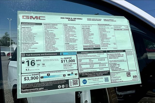 2026 GMC Yukon XL Denali Ultimate
