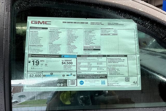 2026 GMC Canyon AT4