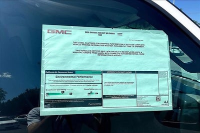 2026 GMC Savana Cargo Work Van