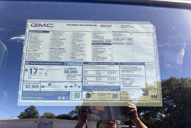 2026 GMC Sierra 1500 Elevation
