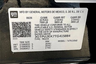 2026 GMC Sierra 1500 Elevation