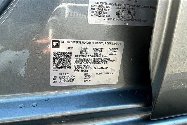 2026 GMC Sierra 1500 AT4X