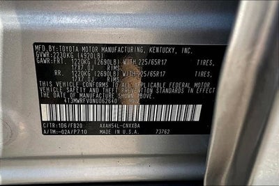 2022 Toyota RAV4 Hybrid LE