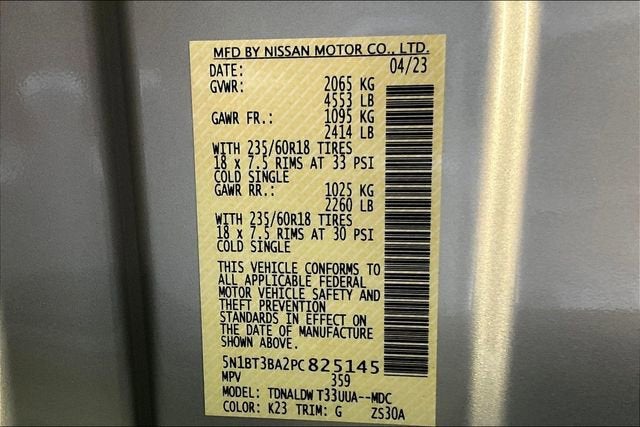 2023 Nissan Rogue SV FWD