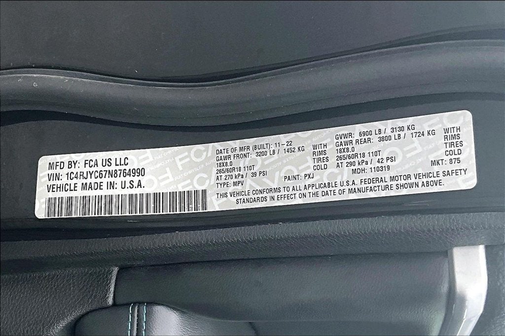 2022 Jeep Grand Cherokee Trailhawk 4xe