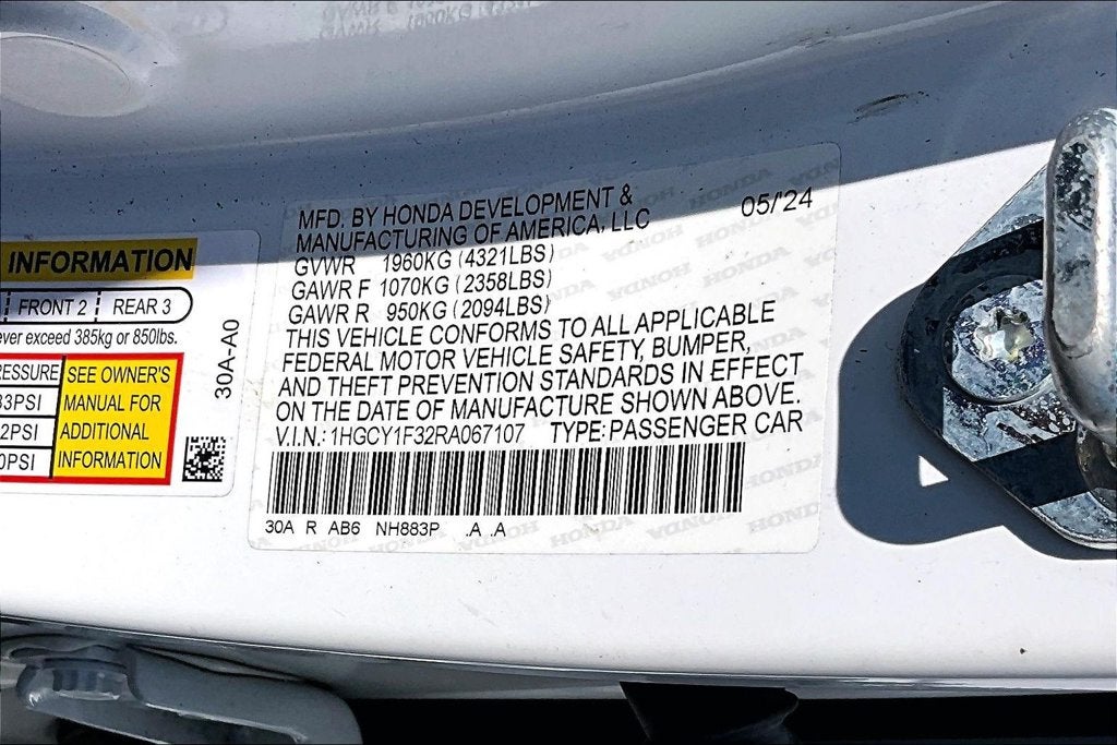 2024 Honda Accord EX