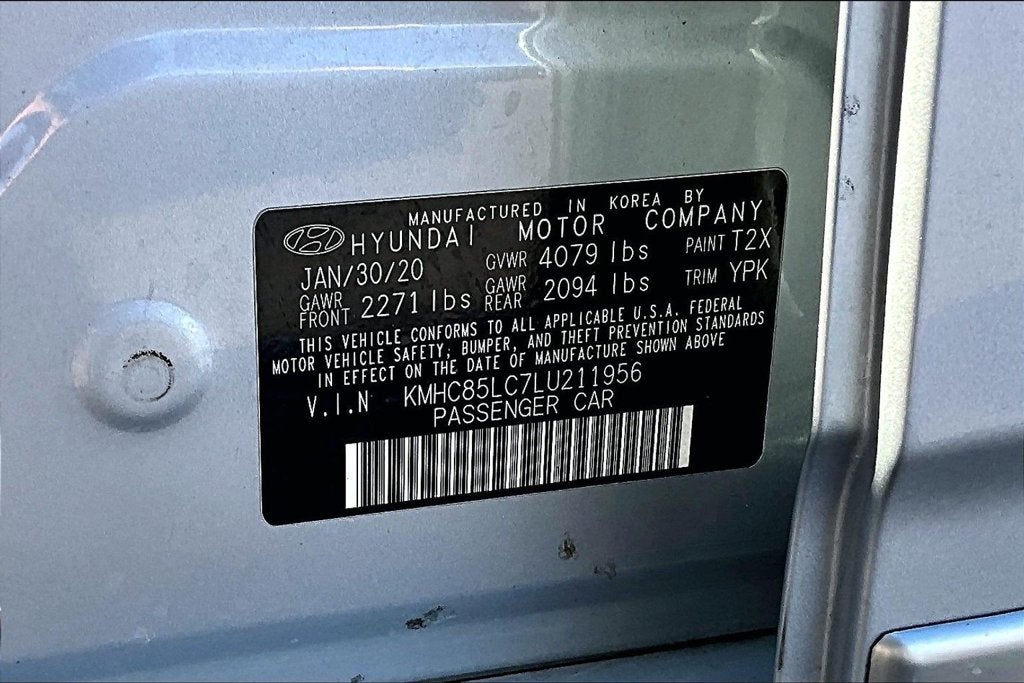 2020 Hyundai Ioniq Hybrid SEL